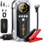 Preview: Starthilfe-Powerbank mit Kompressor (26800 mAh, 6000 A Spitzenleistung, 150 PSI Kompressor, LCD-Display), tragbare Starthilfe-Powerbank mit LED-Taschenlampe