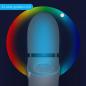 Preview: LED-WC-Licht in 32 Farben – Toilettenlicht, Toilettensitzlicht mit Bewegungserkennung und wasserdichter Funktion, Badezimmer-Nachtlicht