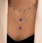 Preview: 2-teiliges minimalistisches mehrlagiges Halsketten-Set