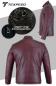 Preview: Texpeed Lederjacke herren schaffell echtleder - Lässige motorrad bikerstil jacke mantel