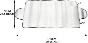 Auto-Windschutzscheibenabdeckung, Sonnenschutzabdeckung, Hochreflektierende UV-Schutzabdeckung, Universeller UV-Schutz für die Windschutzscheibe
