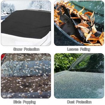 Preview: Windschutzscheibenabdeckung, Sonnenschutz für die Windschutzscheibe, Winter-Windschutzscheibenabdeckung, Magnetische Windschutzscheibenabdeckung gegen Strahlung, Sonne und Staub