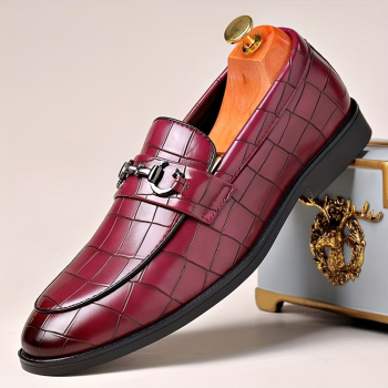 Übergröße-Retro-Penny-Loafer für Herren: Bequeme, rutschfeste und strapazierfähige Freizeitschuhe