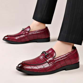 Übergröße-Retro-Penny-Loafer für Herren: Bequeme, rutschfeste und strapazierfähige Freizeitschuhe