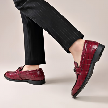 Übergröße-Retro-Penny-Loafer für Herren: Bequeme, rutschfeste und strapazierfähige Freizeitschuhe