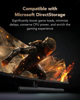 1 TB PCIe 5.0 Gen5 NVMe SSD NM1090 Pro, bis zu 14.000 MB/s, fortschrittliches Wärmemanagement, DirectStorage-fähige interne SSD, ideal für KI-Anwendungen, Gaming und Content-Erstellung