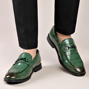 Übergröße-Retro-Penny-Loafer für Herren: Bequeme, rutschfeste und strapazierfähige Freizeitschuhe