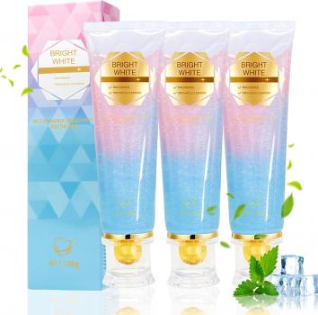 3x Ra-diant Whitening Zahnpasta mit Niacinamid, Zahnpasta für weiße Zähne, entfernt Kaffee- und Teeflecken, sanfte Zahnaufhellung & frischer Atem (je 100 g)