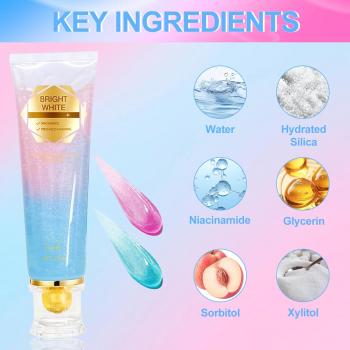 Preview: 3x Ra-diant Whitening Zahnpasta mit Niacinamid, Zahnpasta für weiße Zähne, entfernt Kaffee- und Teeflecken, sanfte Zahnaufhellung & frischer Atem (je 100 g)