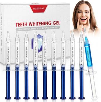 Zahnaufhellungsgel Nachfüllpackung (10 Stück) – Professionelles Aufhellungsgel mit beruhigender Formel für schnelle und schmerzfreie Zahnaufhellung – sanft und sicher für empfindliche Zähne