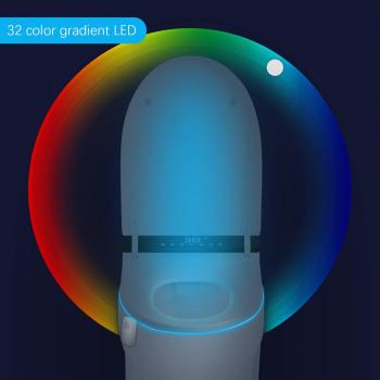 LED-WC-Licht in 32 Farben – Toilettenlicht, Toilettensitzlicht mit Bewegungserkennung und wasserdichter Funktion, Badezimmer-Nachtlicht