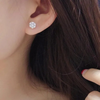 Trendige Moissanit-Ohrstecker für Damen – Hochzeits-, Party- & Brautschmuck