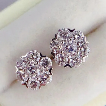 Trendige Moissanit-Ohrstecker für Damen – Hochzeits-, Party- & Brautschmuck