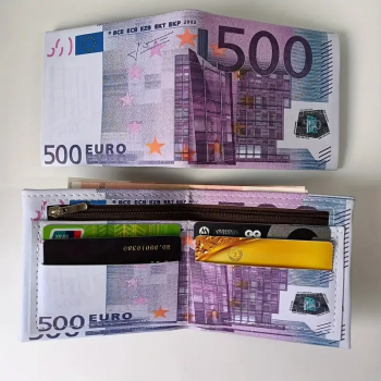 Geldbörse im Euro-Design