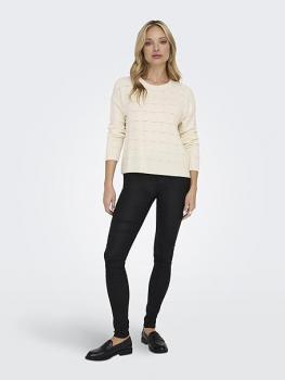 Female Hose in Lederoptik, Skinny Fit