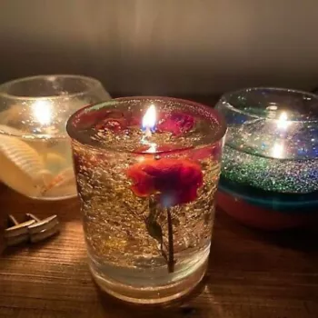Aromatherapie-, Bade- und Yogakerzen für Zuhause und Büro