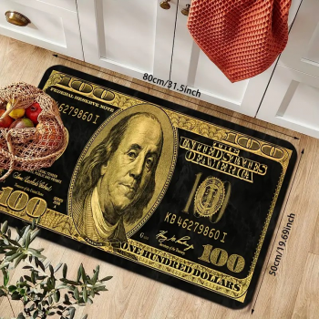Fußmatte mit Dollar-Print