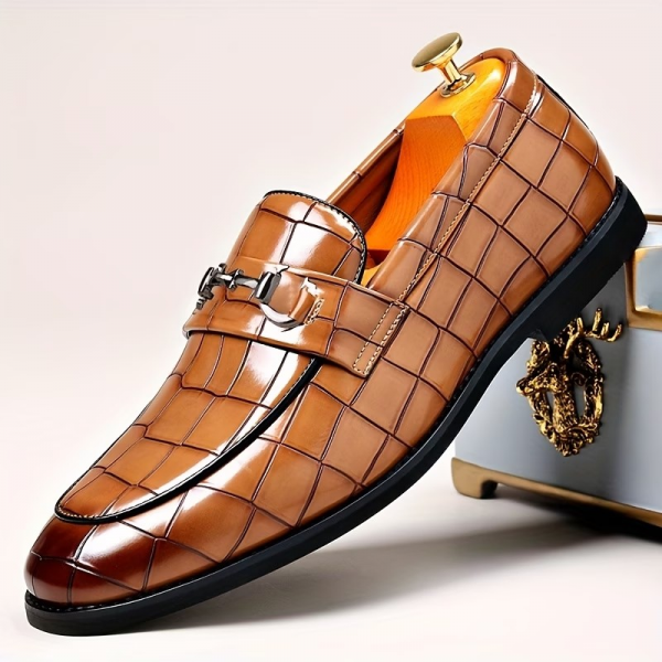 Übergröße-Retro-Penny-Loafer für Herren: Bequeme, rutschfeste und strapazierfähige Freizeitschuhe