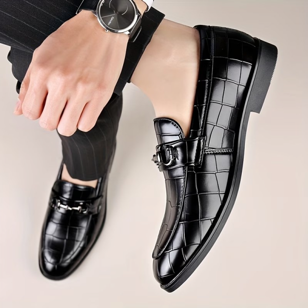 Übergröße-Retro-Penny-Loafer für Herren: Bequeme, rutschfeste und strapazierfähige Freizeitschuhe