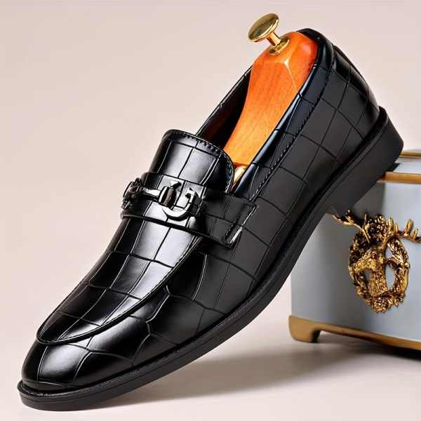 Übergröße-Retro-Penny-Loafer für Herren: Bequeme, rutschfeste und strapazierfähige Freizeitschuhe