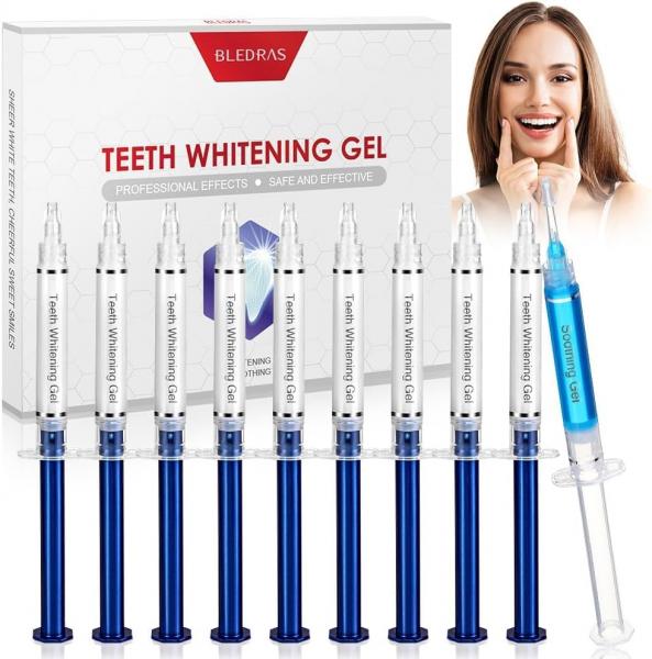 Zahnaufhellungsgel Nachfüllpackung (10 Stück) – Professionelles Aufhellungsgel mit beruhigender Formel für schnelle und schmerzfreie Zahnaufhellung – sanft und sicher für empfindliche Zähne