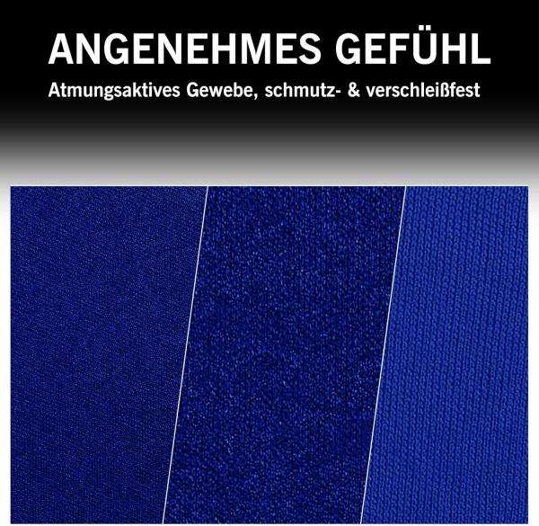 Universelles Autositzbezug-Set, atmungsaktiv, strapazierfähig, waschbar, 5-Sitzer-Schutzbezüge für Vordersitze und Kopfstützen, Schutz für den Fahrzeuginnenraum in allen vier Jahreszeiten, schmutzabweisend (Schwarz/Blau)