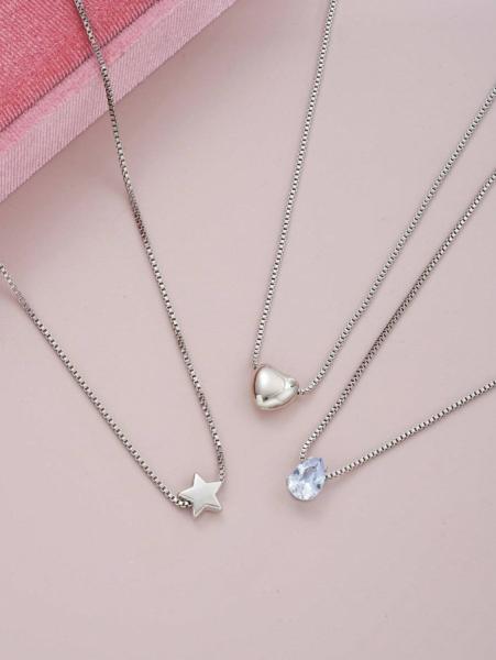 Modisches mehrlagiges Halsketten-Set für Damen