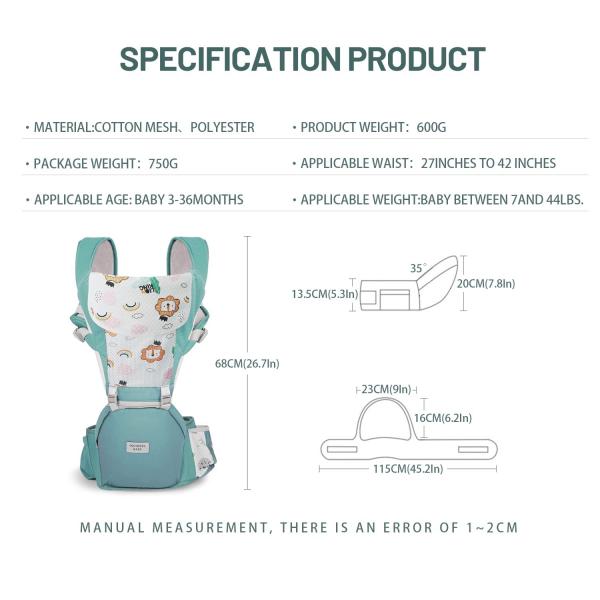 Babytrage für Neugeborene von 4 bis 20 kg