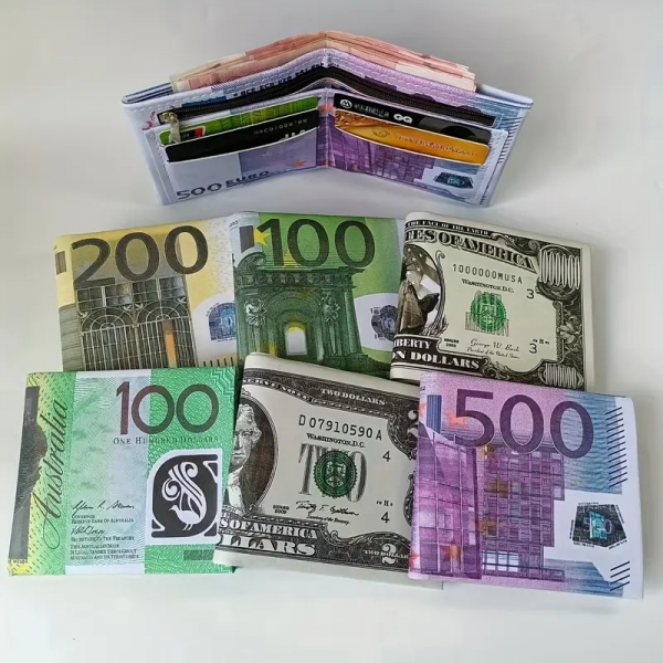 Geldbörse im Euro-Design