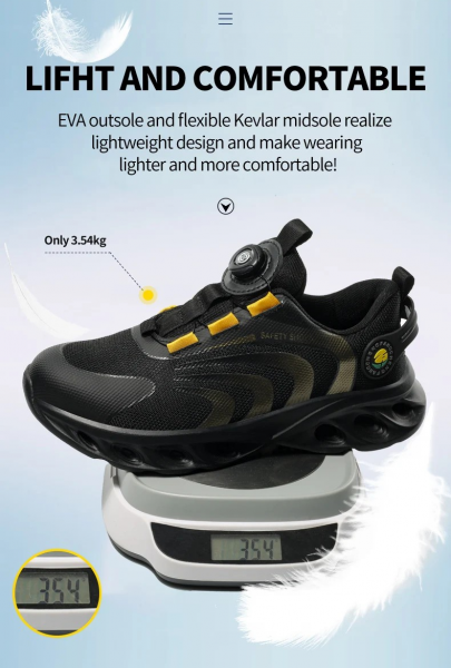 Sicherheitsschuhe Stahlkappe S3 Arbeitsschuhe Sneaker Sportliche 42